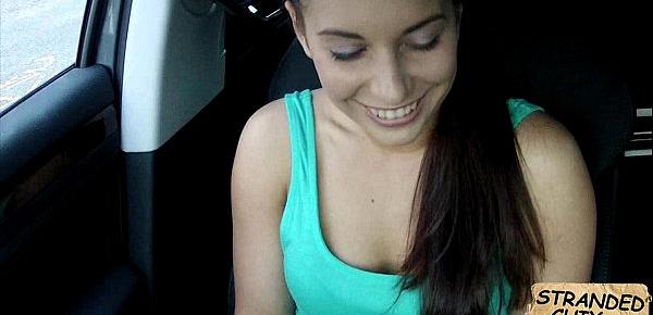  Amateur babe blowjob while driving Jenny Dark.2.1